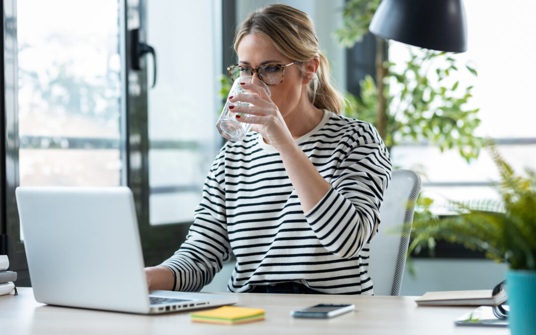 Staying hydrated at work this summer