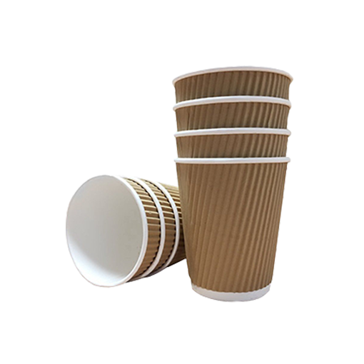 Kraft Ripple Cups 8oz